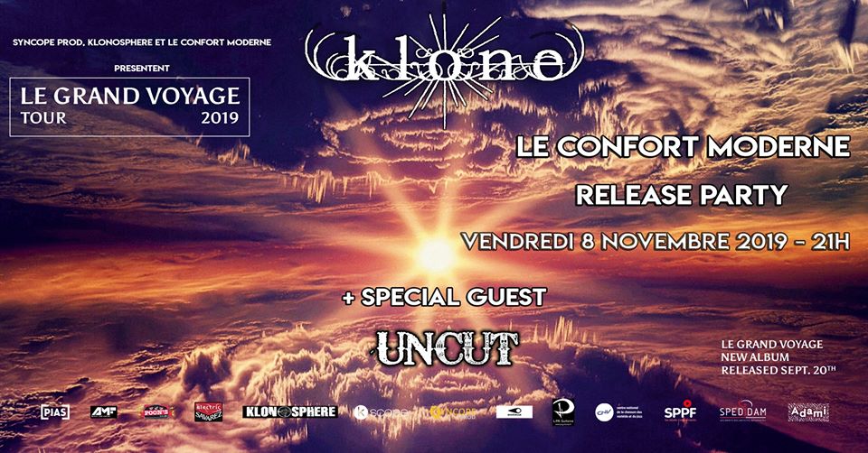 manuel hoorelbeke Klone / UnCut, klone-uncut, Le Confort Moderne / Poitiers, Klonosphère, Le Confort Moderne, Rock,Metal,Metal-Progressif,Rock-Progressif,Groove-Metal,Noise, https://www.facebook.com/events/724261038002546/